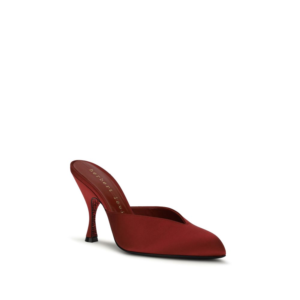 Herbert Levine Multicolor Silk Women's Mules