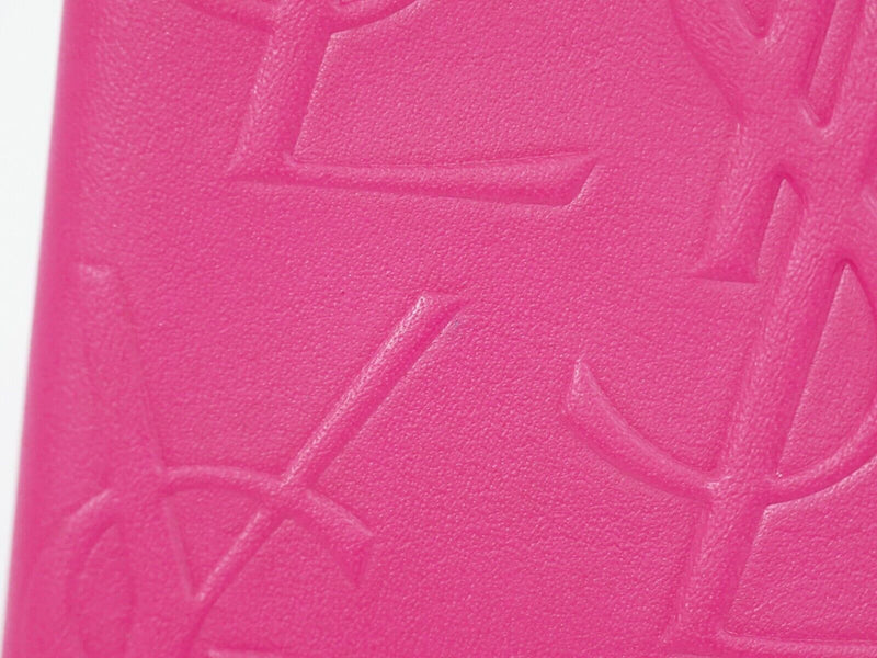 Saint Laurent Pink Leather Wallet  (Pre-Owned)