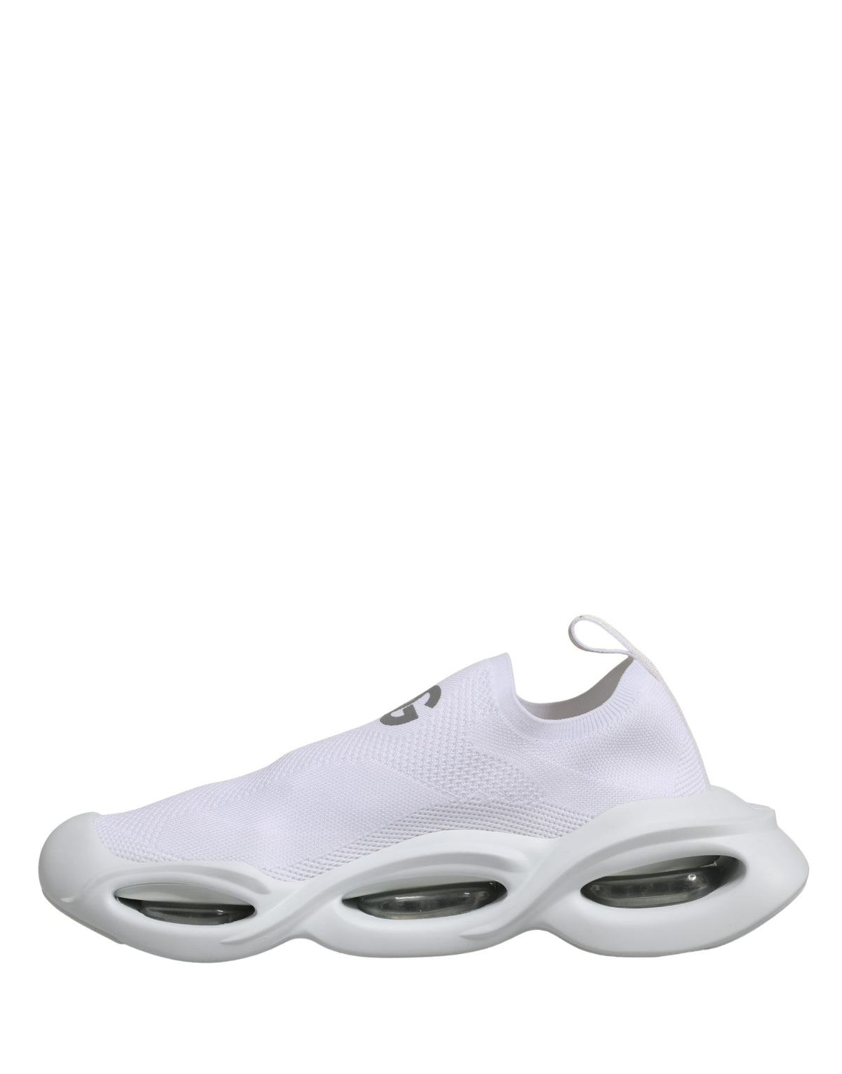 Dolce & Gabbana White Slip On Wave Low Top Sneakers Women's Shoes