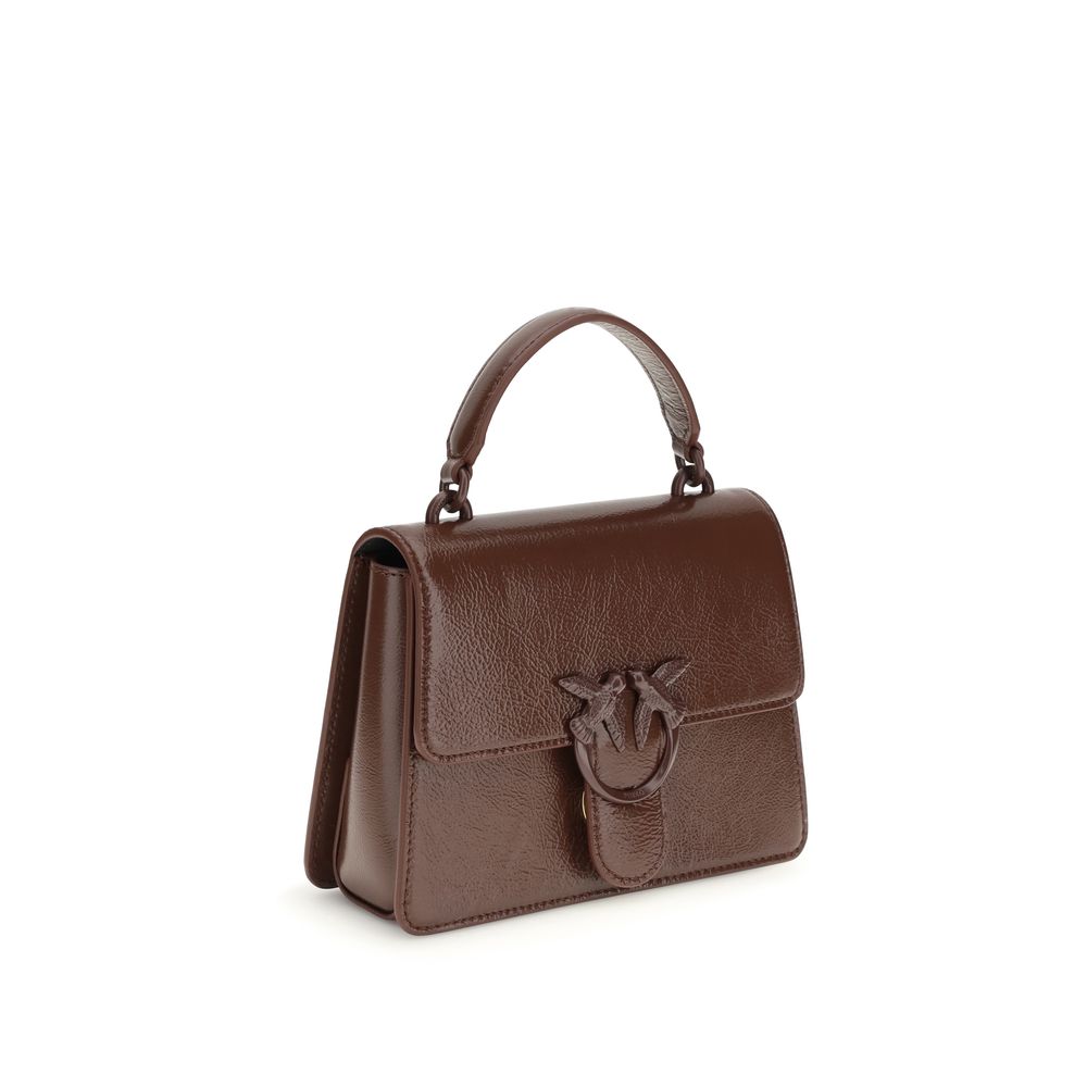 PINKO Brown Goatskin Women's Handbag