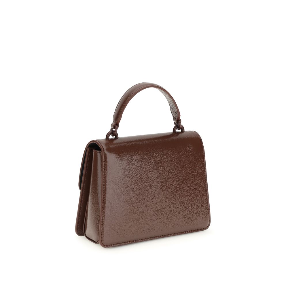 PINKO Brown Goatskin Women's Handbag