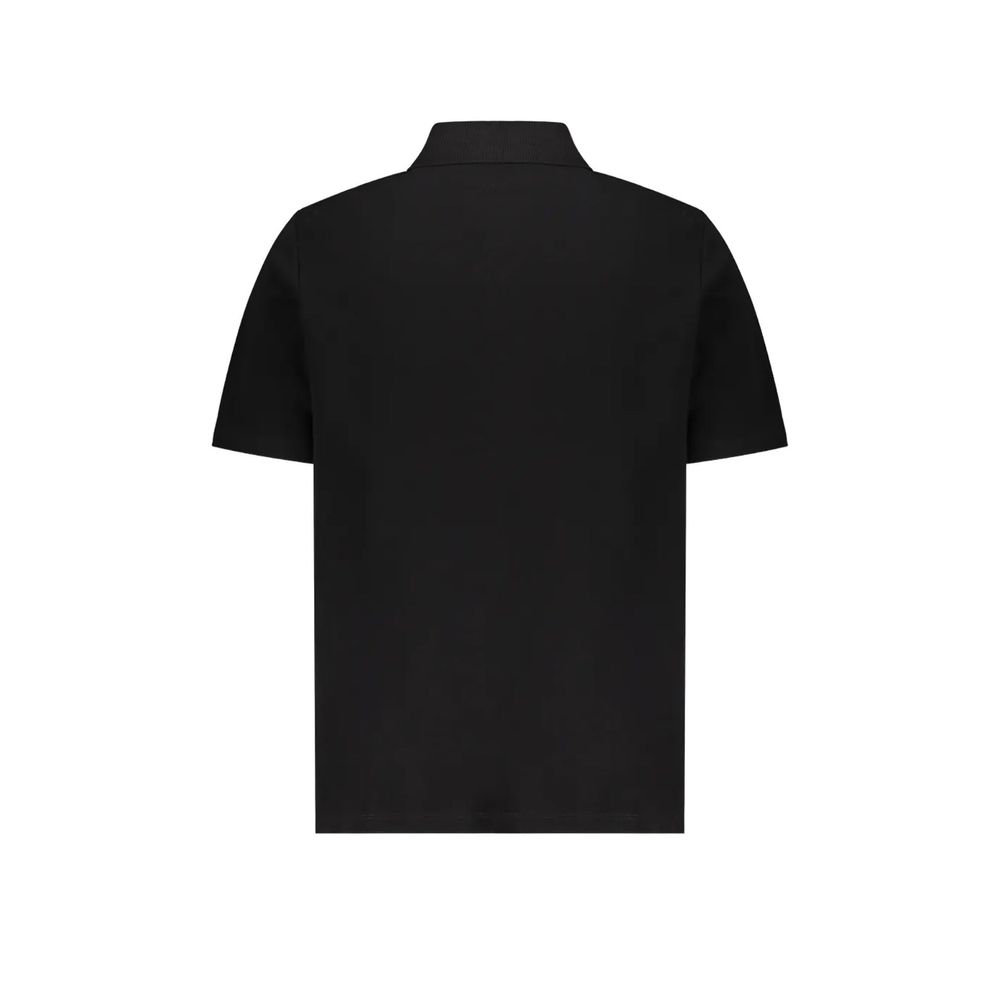Balmain Black Cotton Polo Men's Shirt