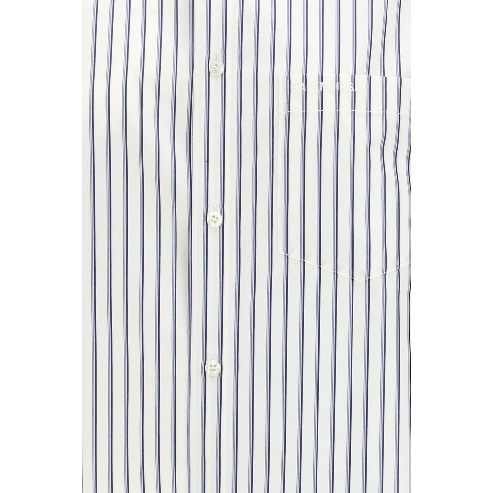 Balenciaga White Cotton Shortsleeve Women's Shirt