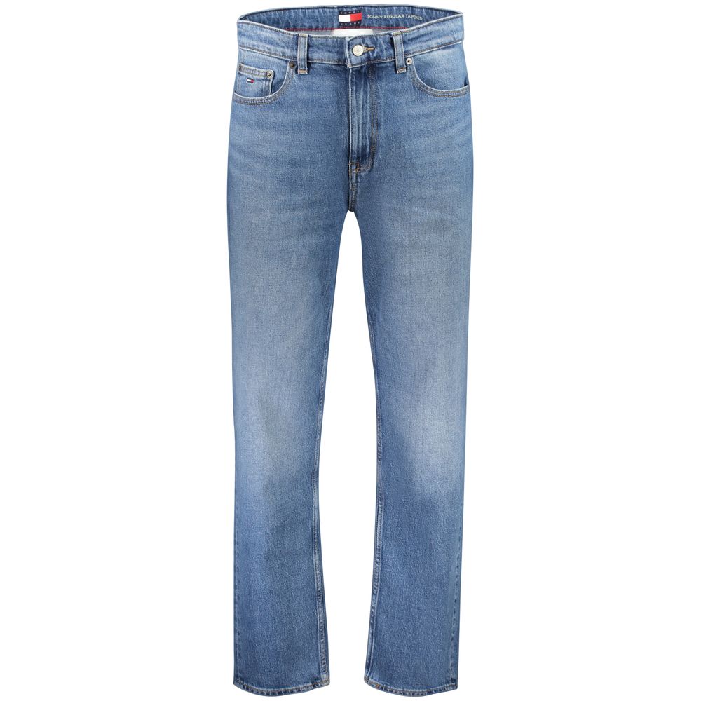 Tommy Hilfiger Blu Cotton Men Men's Jeans