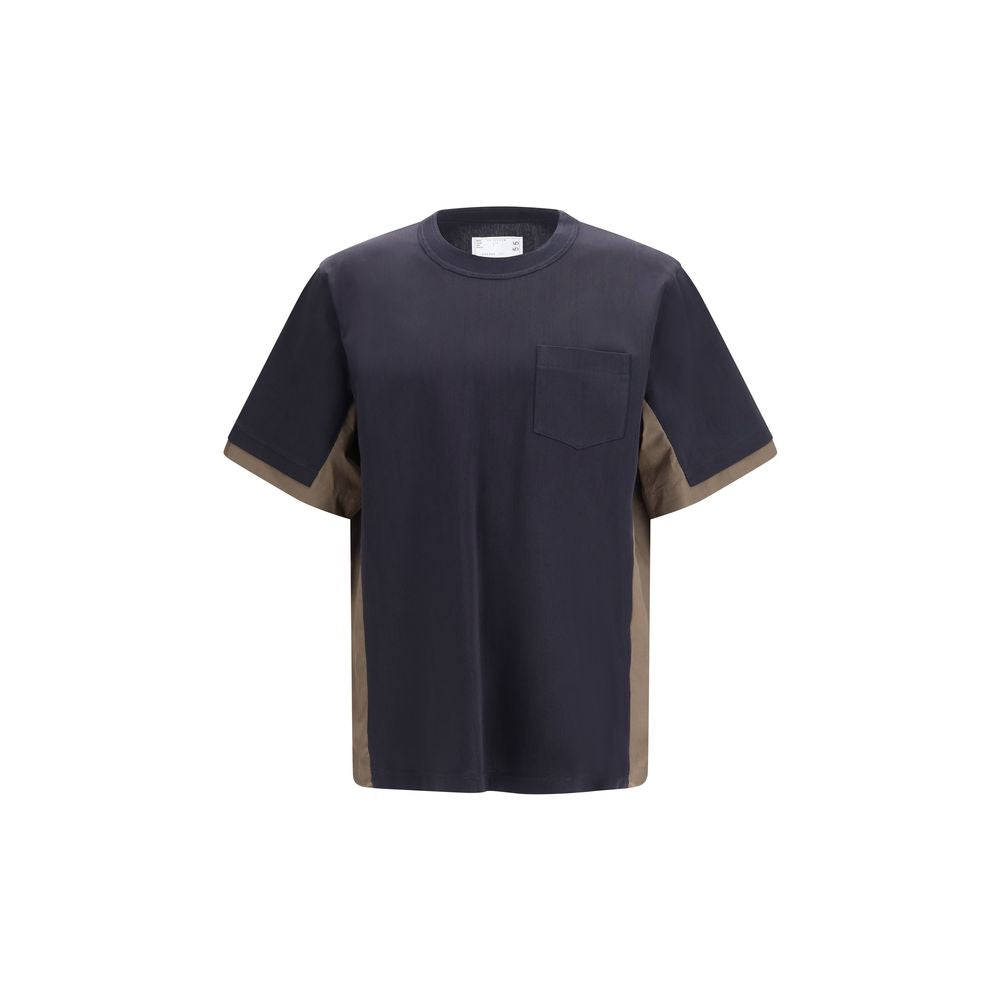 Sacai Black Cotton Men's Sportswear
