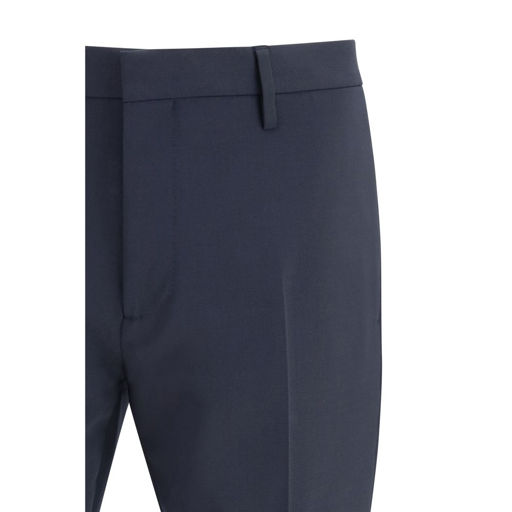 Dsquared² Blue Wool Men's Suit