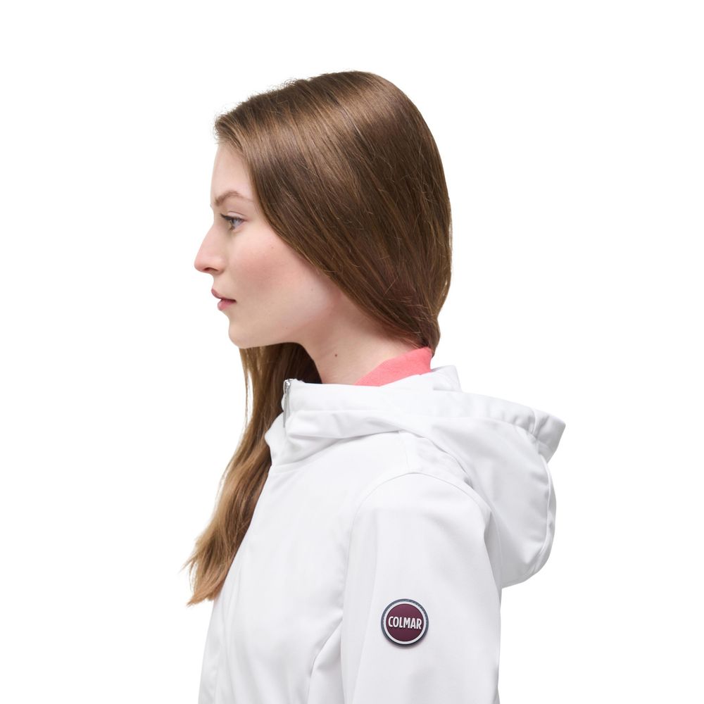 Colmar Originals White Polyester Shell Women's Jacket