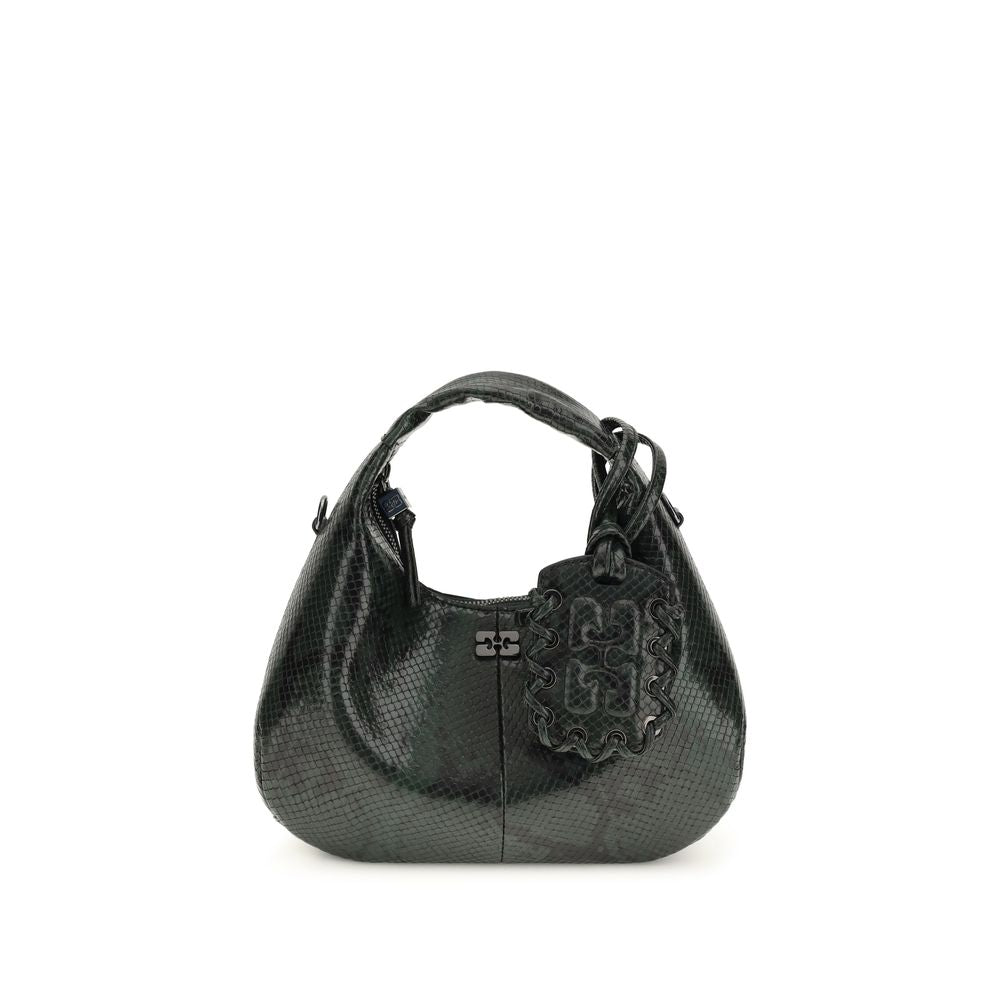 Ganni Black Recycled Polyester Women's Handbag
