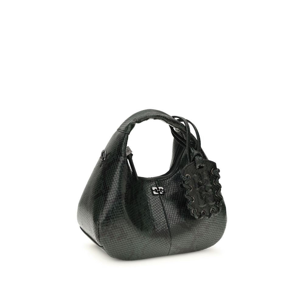 Ganni Black Recycled Polyester Women's Handbag