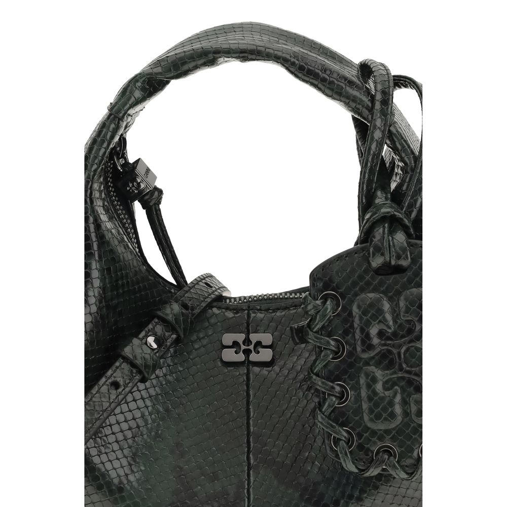 Ganni Black Recycled Polyester Women's Handbag