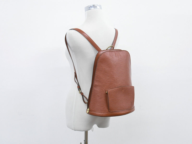 Louis Vuitton Gobelins Brown Leather Handbag (Pre-Owned)