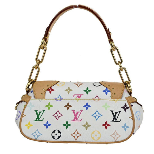 Louis Vuitton Marilyn White Canvas Handbag (Pre-Owned)