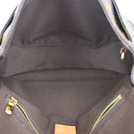 Louis Vuitton Menilmontant Brown Canvas Shoulder Bag (Pre-Owned)