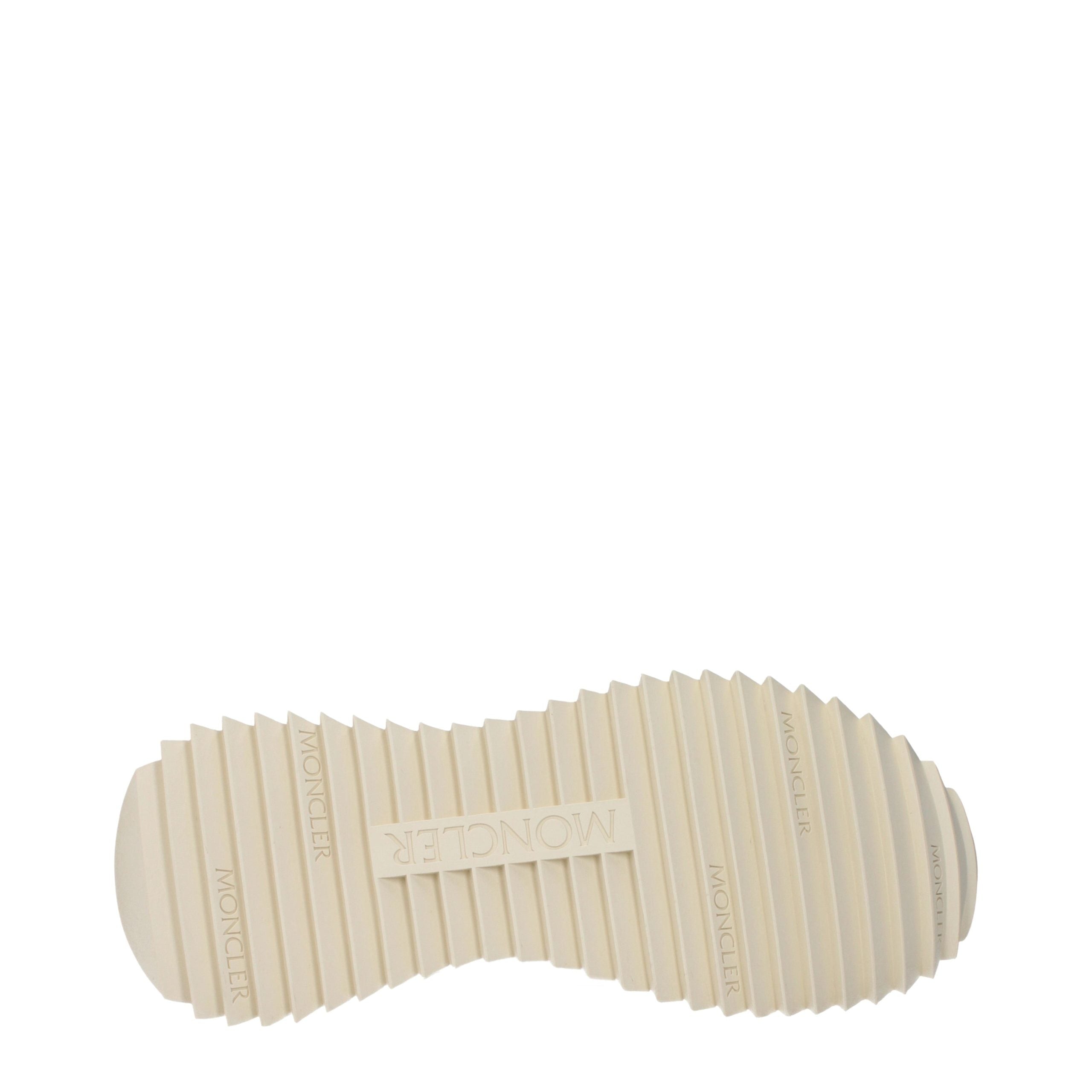 Moncler White Leather Athletic Men's Sneakers