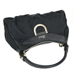 Gucci Abbey Navy Canvas Handbag (Pre-Owned)