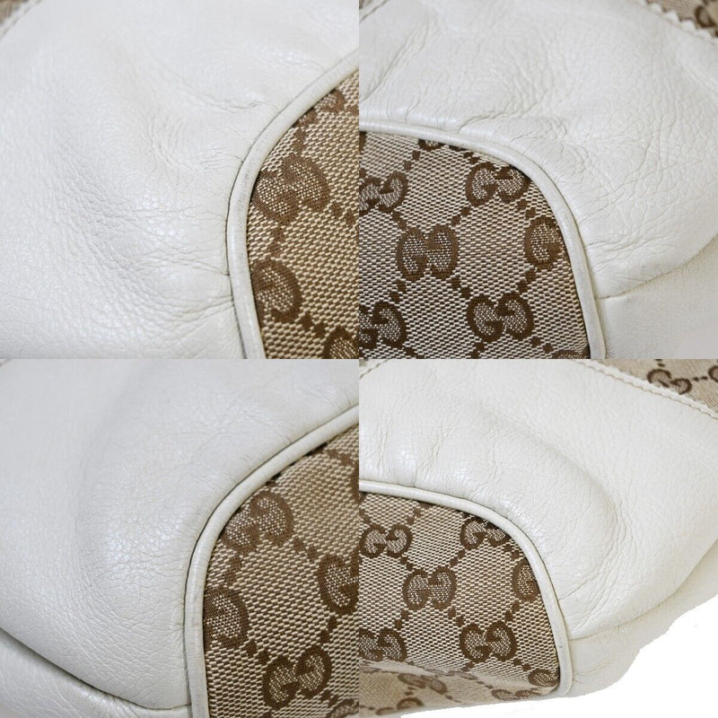 Gucci Tribeca Brown Canvas Handbag (Pre-Owned)