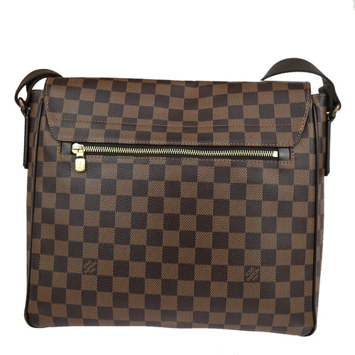 Louis Vuitton District Brown Canvas Shoulder Bag (Pre-Owned)