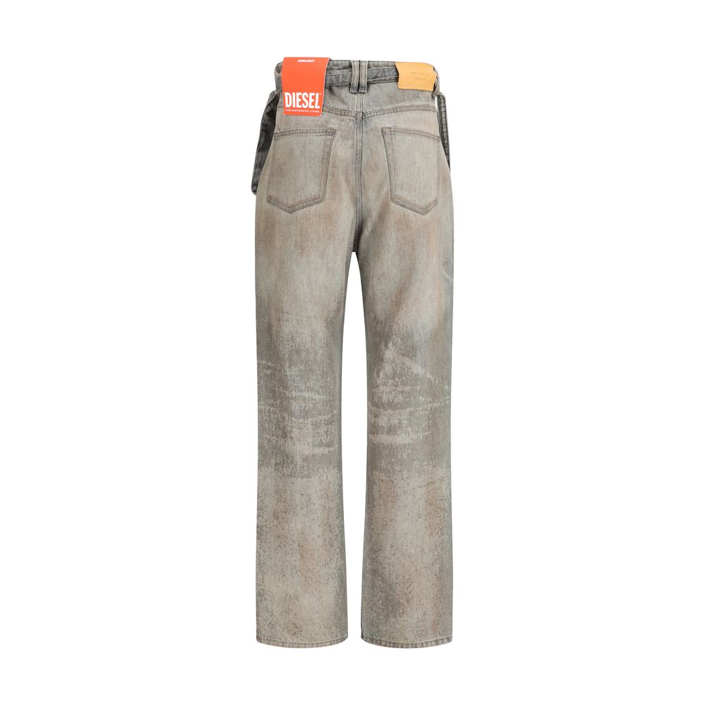 Diesel Gray Cotton Slim Fit Women's Jeans