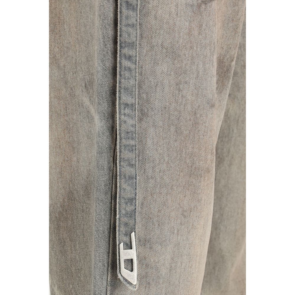 Diesel Gray Cotton Slim Fit Women's Jeans