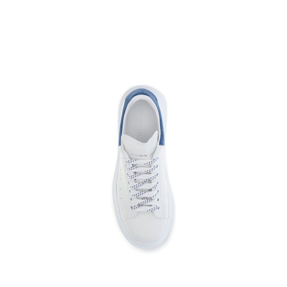 Alexander McQueen White Calf Leather Bos Taurus Platform Men's Sneakers