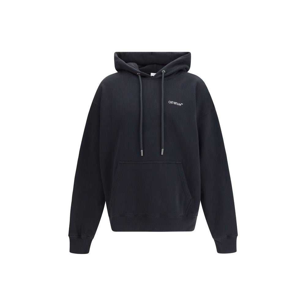 Off-White Black Cotton Men's Sweatshirt