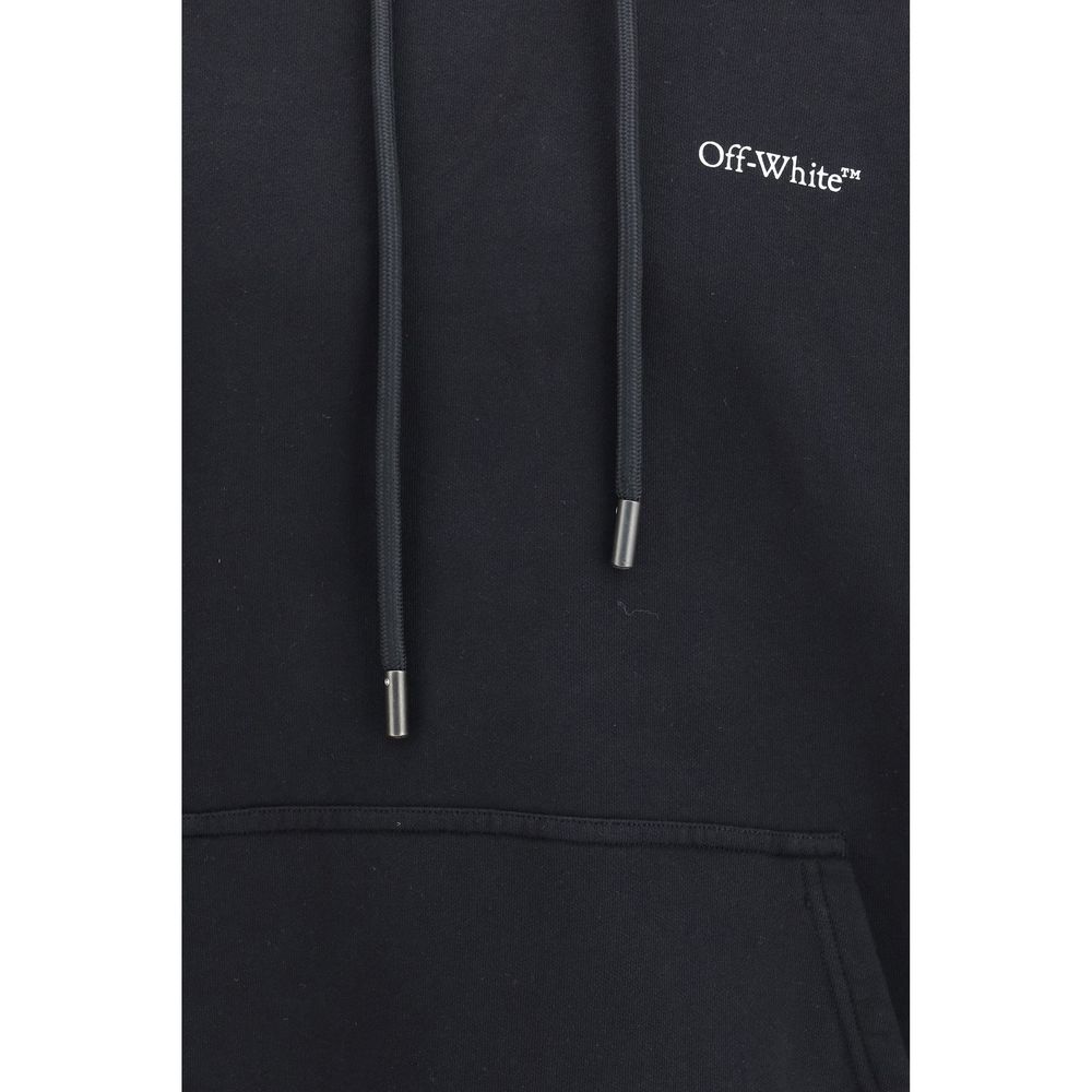 Off-White Black Cotton Men's Sweatshirt