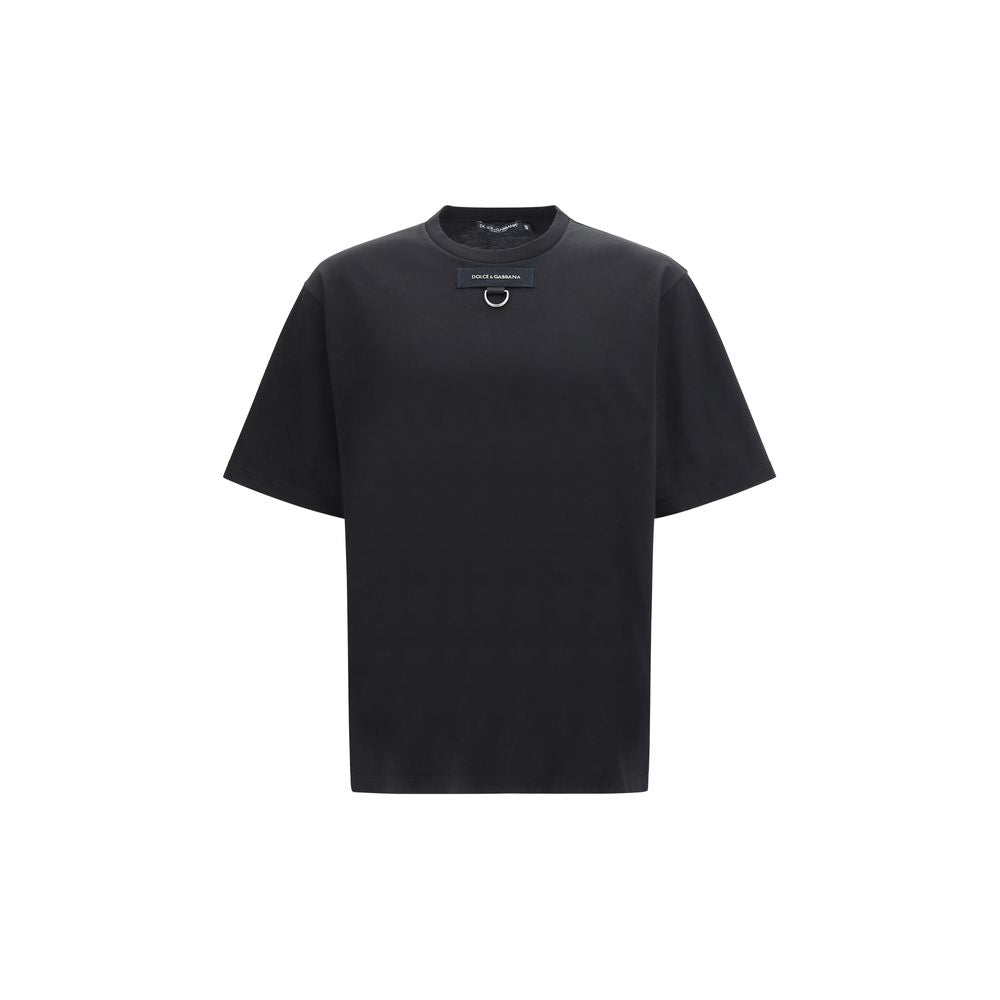 Dolce & Gabbana Black Cotton Men's T-Shirt