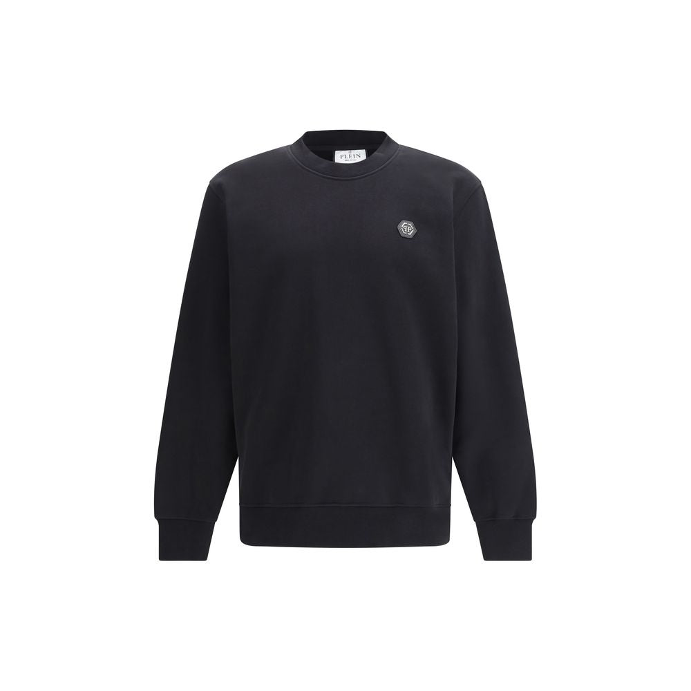 Philipp Plein Black Cotton Men's Sweatshirt