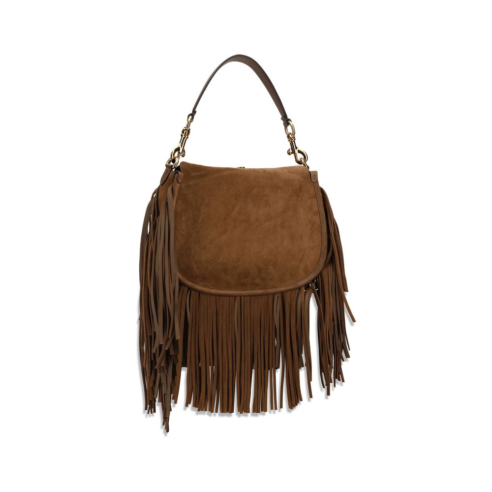 Etro Brown Calf Leather Bos Taurus Shoulder Women's Bag