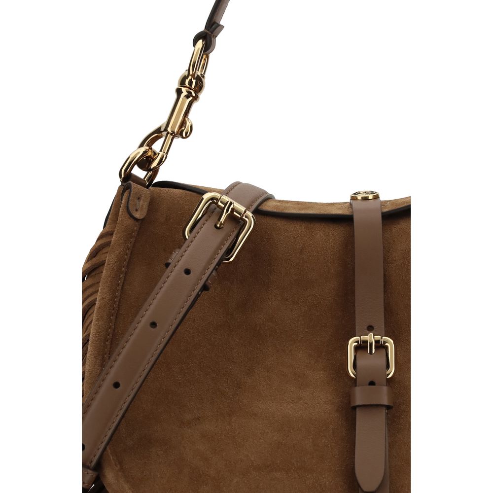 Etro Brown Calf Leather Bos Taurus Shoulder Women's Bag