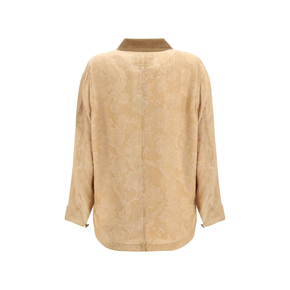 R13 Orange Linen Women's Coat