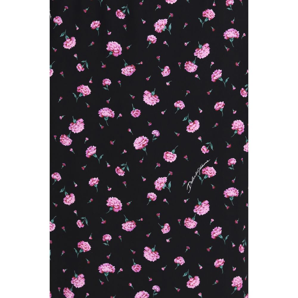 Dolce & Gabbana Multicolor Silk Casual Women's Dress