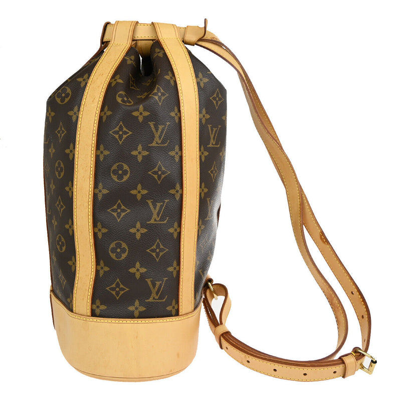 Louis Vuitton Randonnée Brown Canvas Shoulder Bag (Pre-Owned)