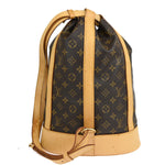 Louis Vuitton Randonnée Brown Canvas Shoulder Bag (Pre-Owned)