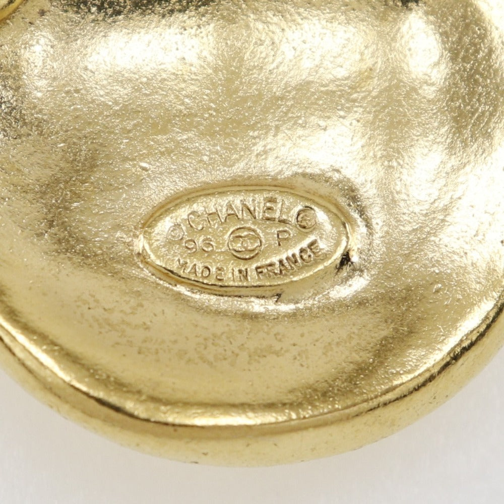 Chanel Coco Mark Gold Gold Brooch Jewelry (Pre-Owned)