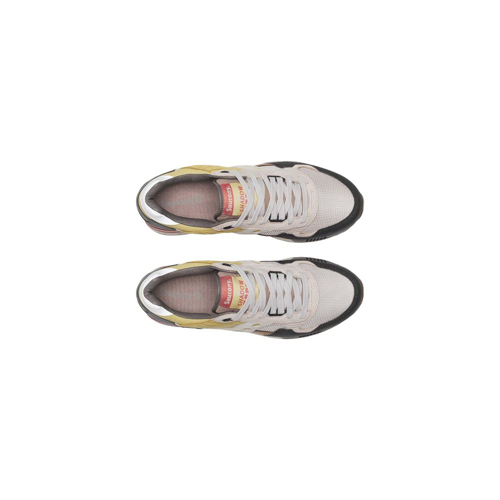 Saucony Beige Suede Leather Low Top Men's Sneakers