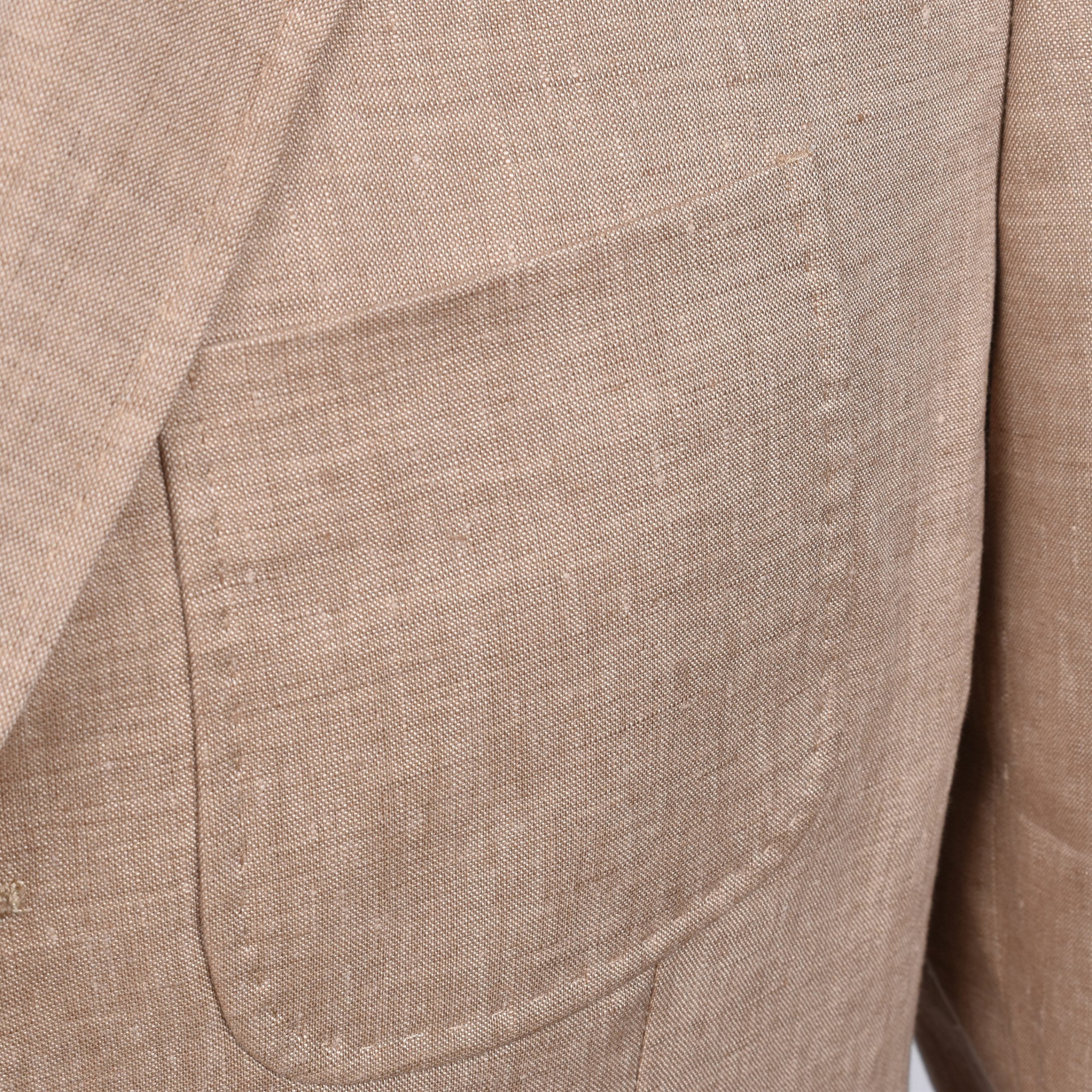 Peserico Beige Linen Men's Blazer