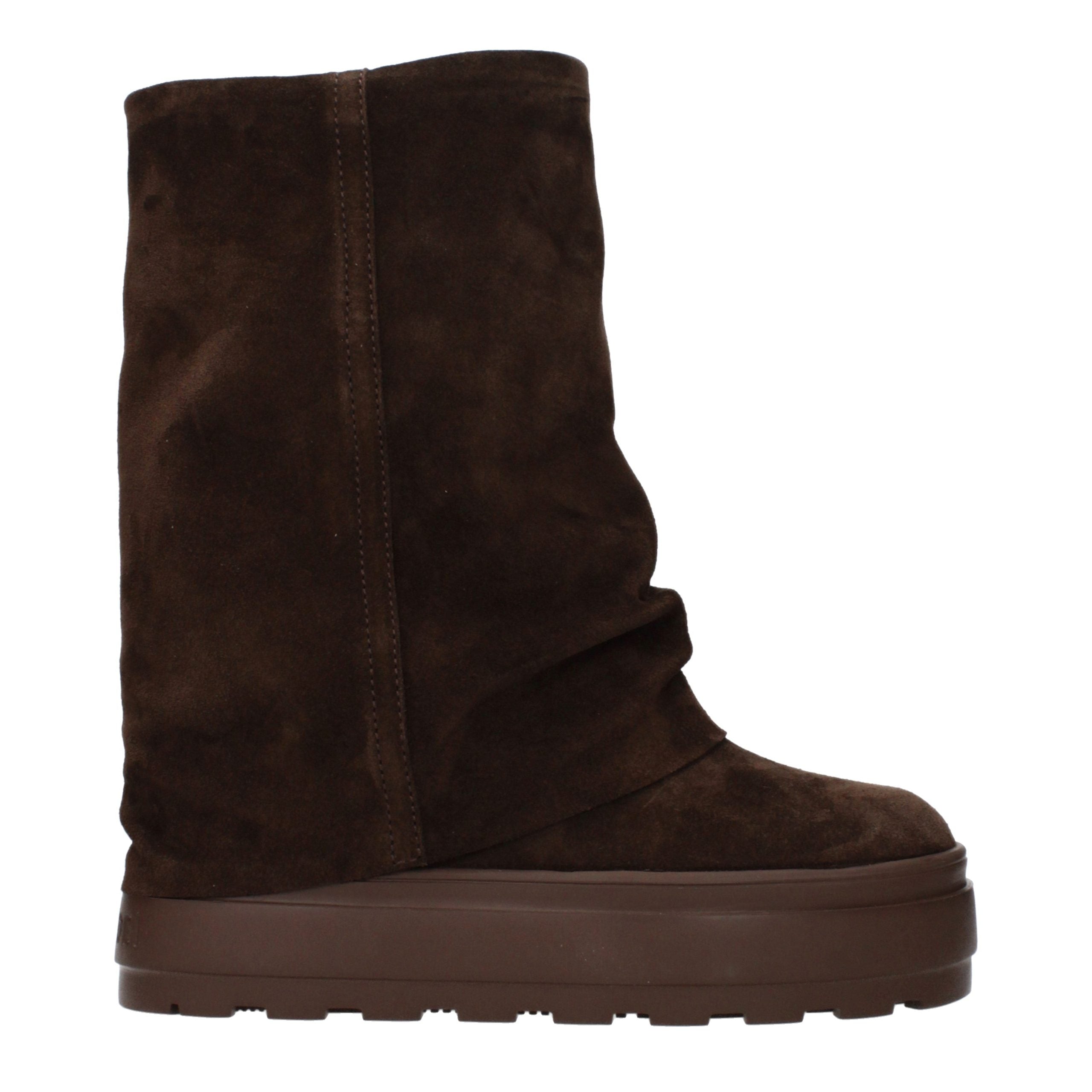 Casadei Brown Leather Ankle Women's Boots