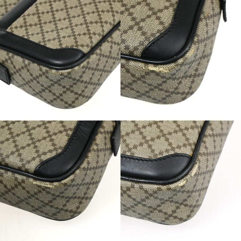 Gucci Diamante Beige Canvas Clutch Bag (Pre-Owned)