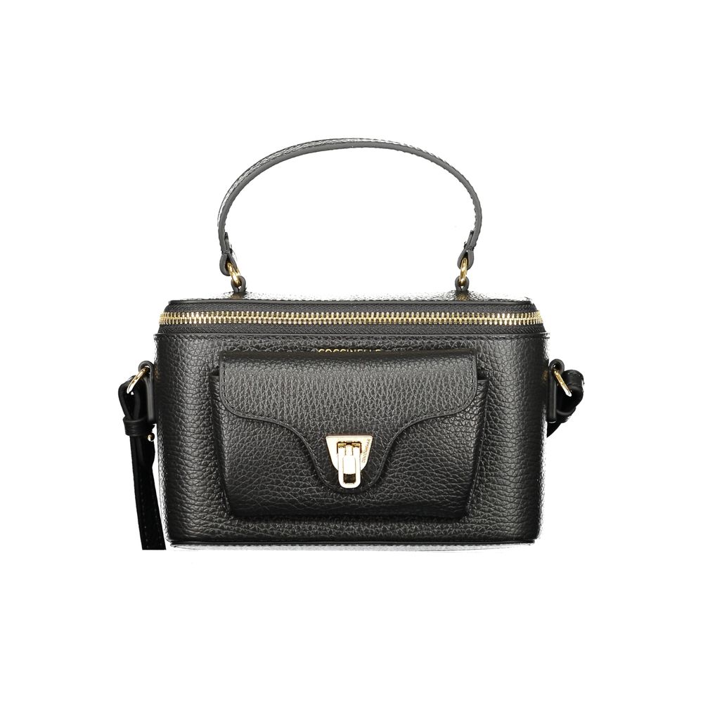 Coccinelle Black Leather Women Women's Handbag