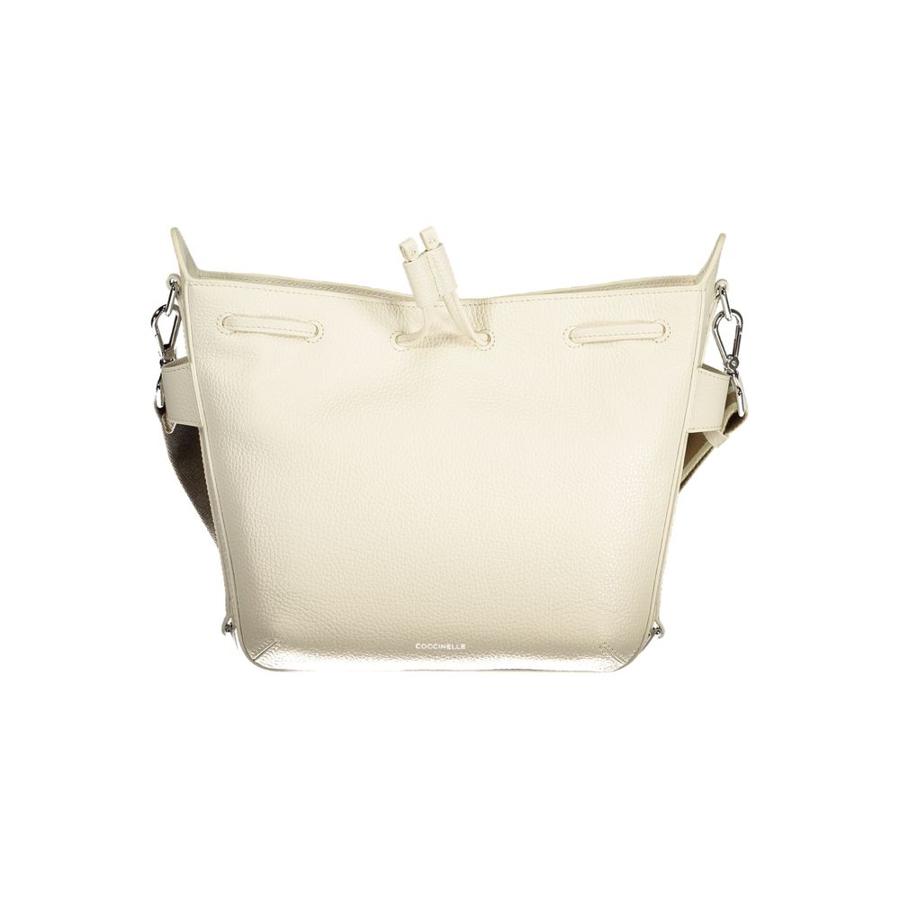 Coccinelle Bianco Leather Women Women's Handbag