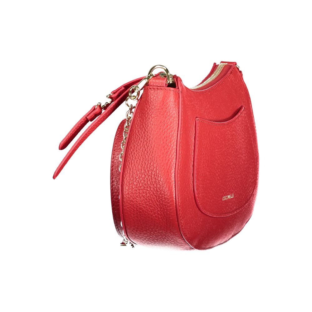 Coccinelle Red Leather Women Women's Handbag