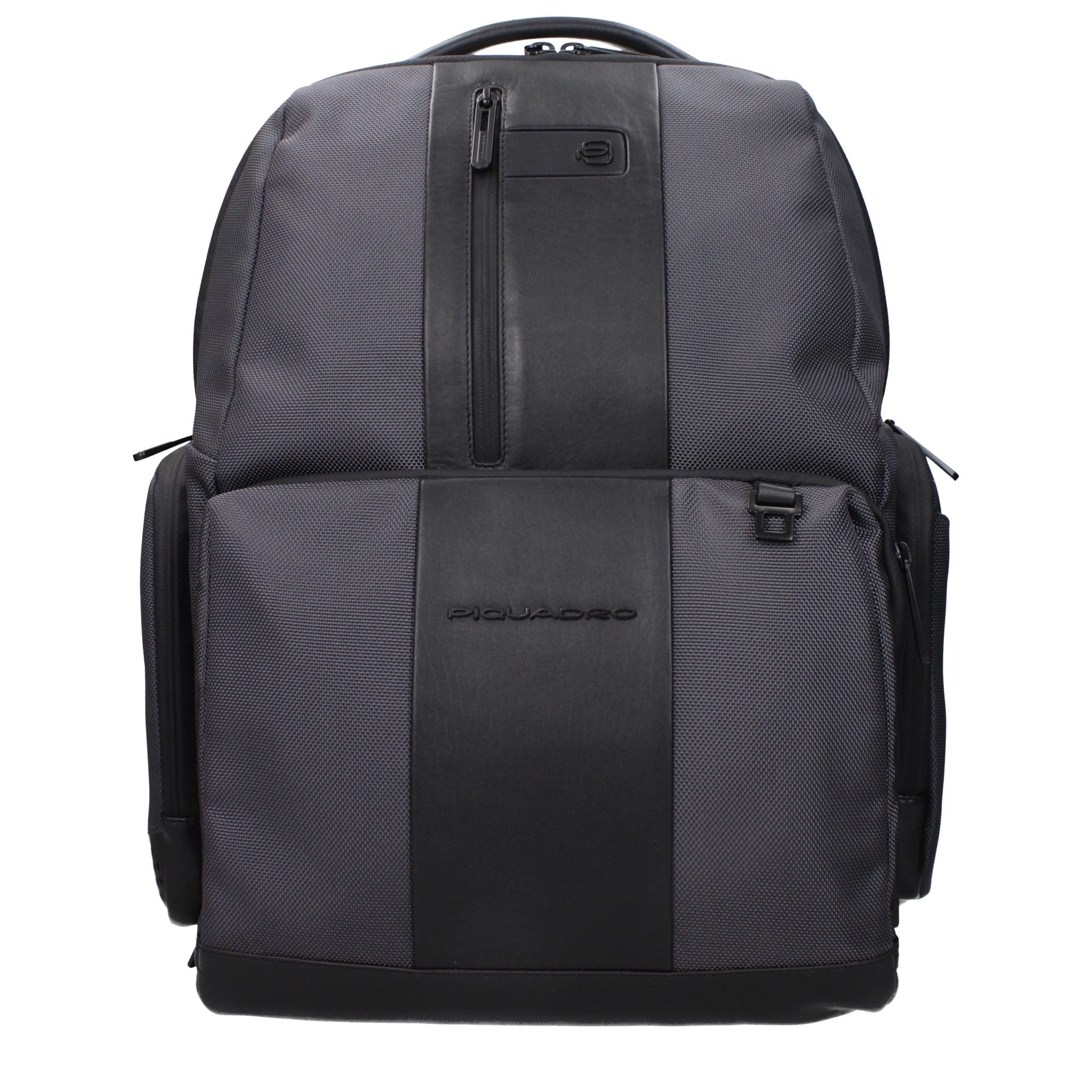 Piquadro Gray Nylon Men's Backpack