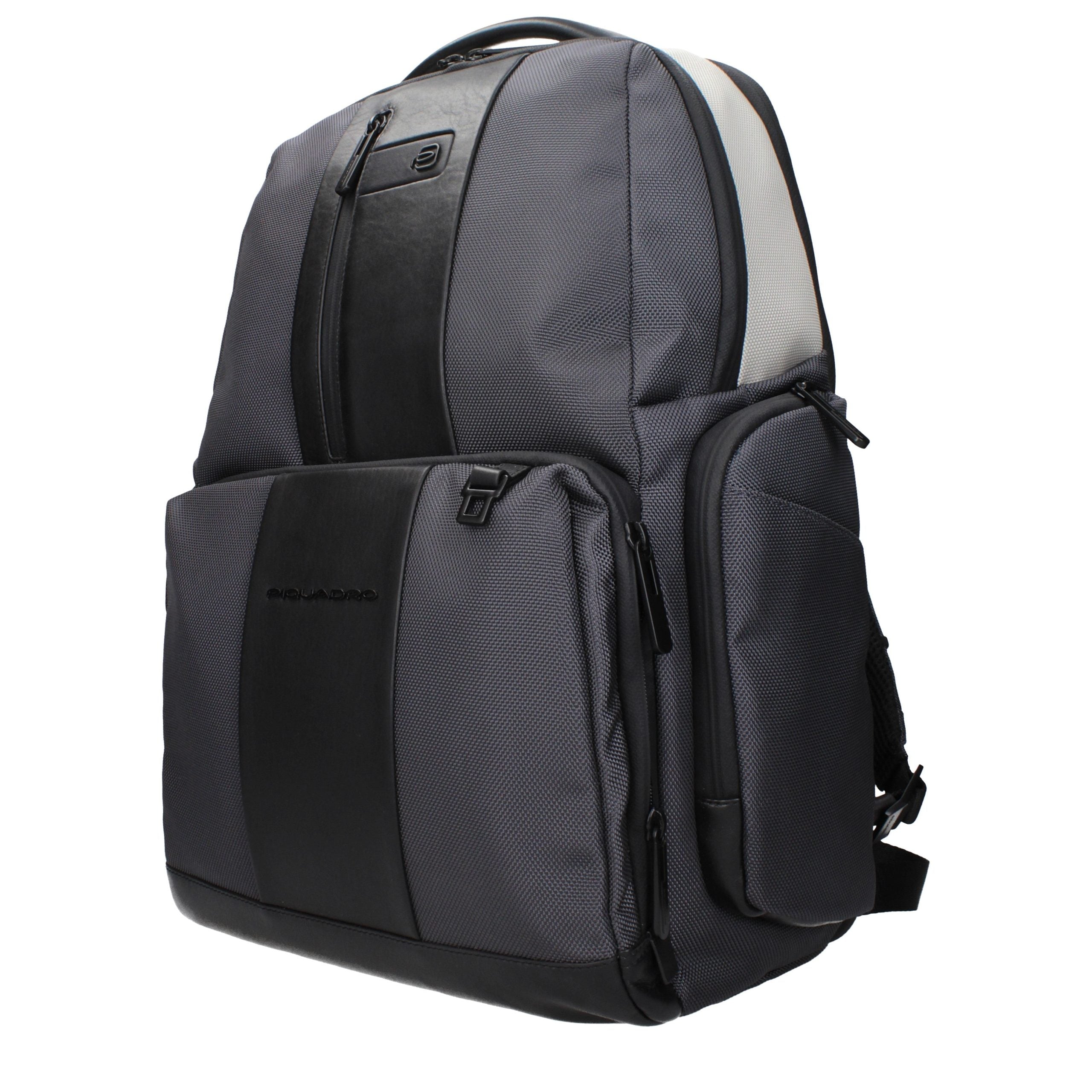 Piquadro Gray Nylon Men's Backpack
