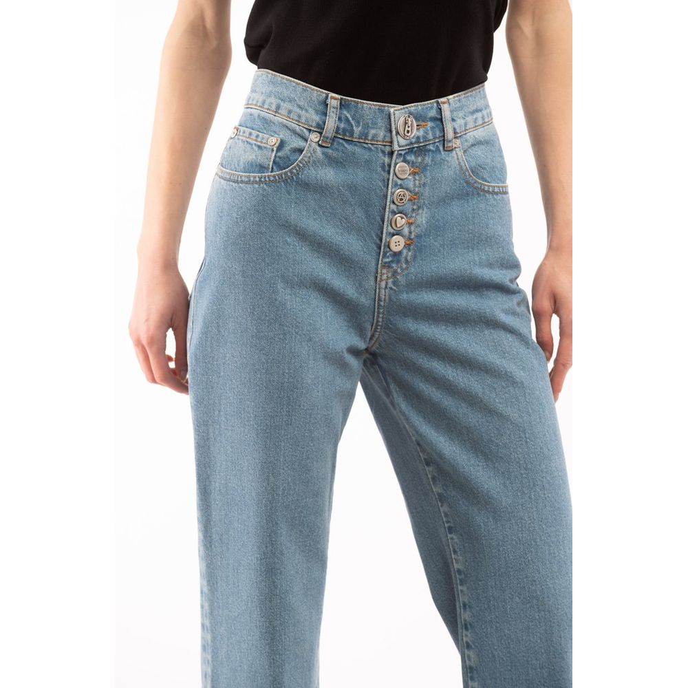 Moschino Multicolor Cotton Jeans Women's Denim