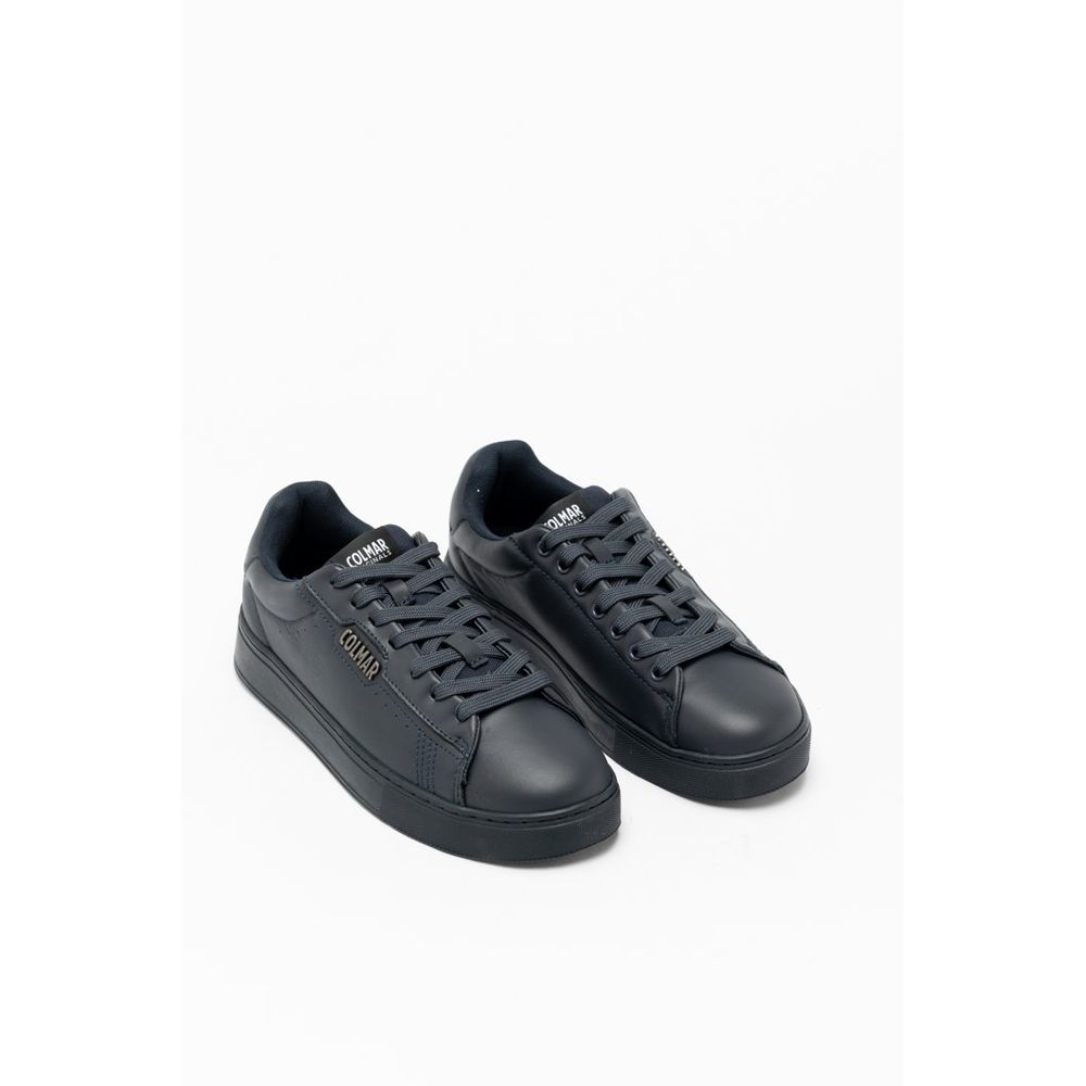 Colmar Blue Leather Low Top Men's Sneakers