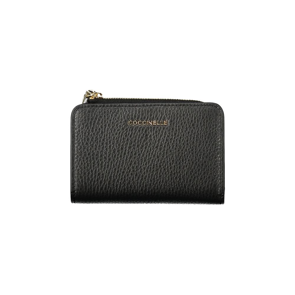 Coccinelle Black Leather Women Women's Wallet