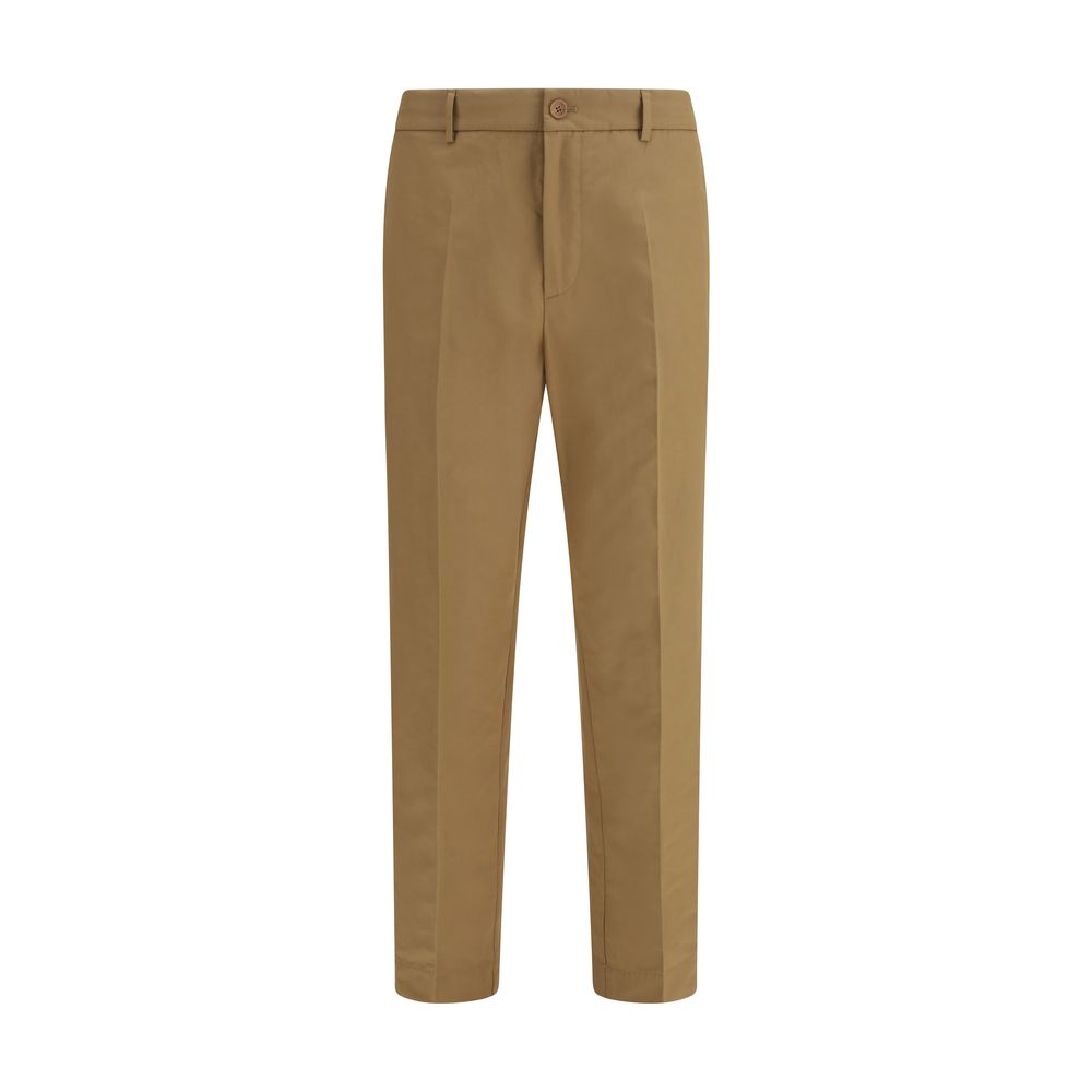 Moncler Beige Cotton Casual Men's Pants
