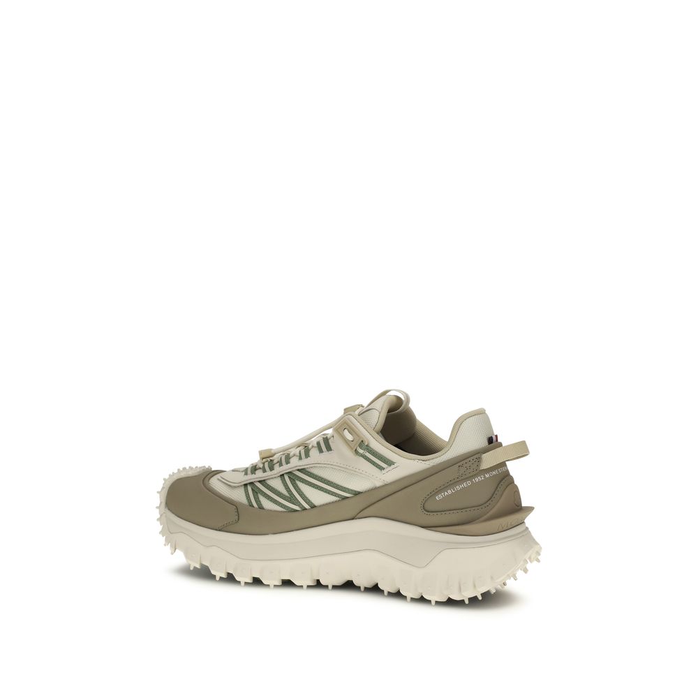 Moncler Beige Polyamide Athletic Men's Sneakers