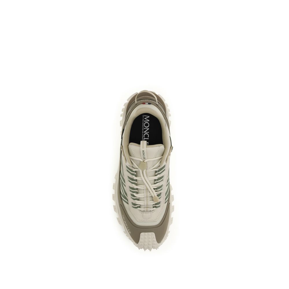 Moncler Beige Polyamide Athletic Men's Sneakers